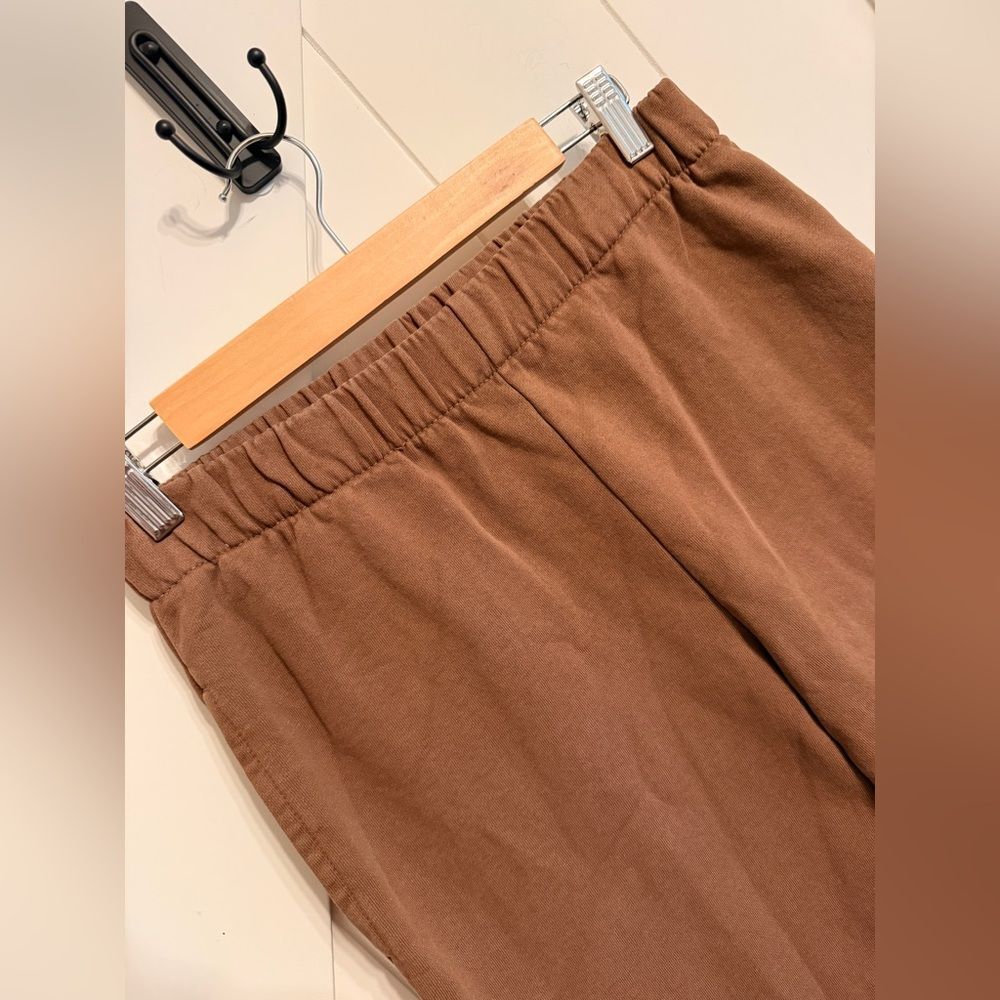John Galt Women’s Brown Jogger Pants One Size Fleece Lined - Picture 3 of 5
